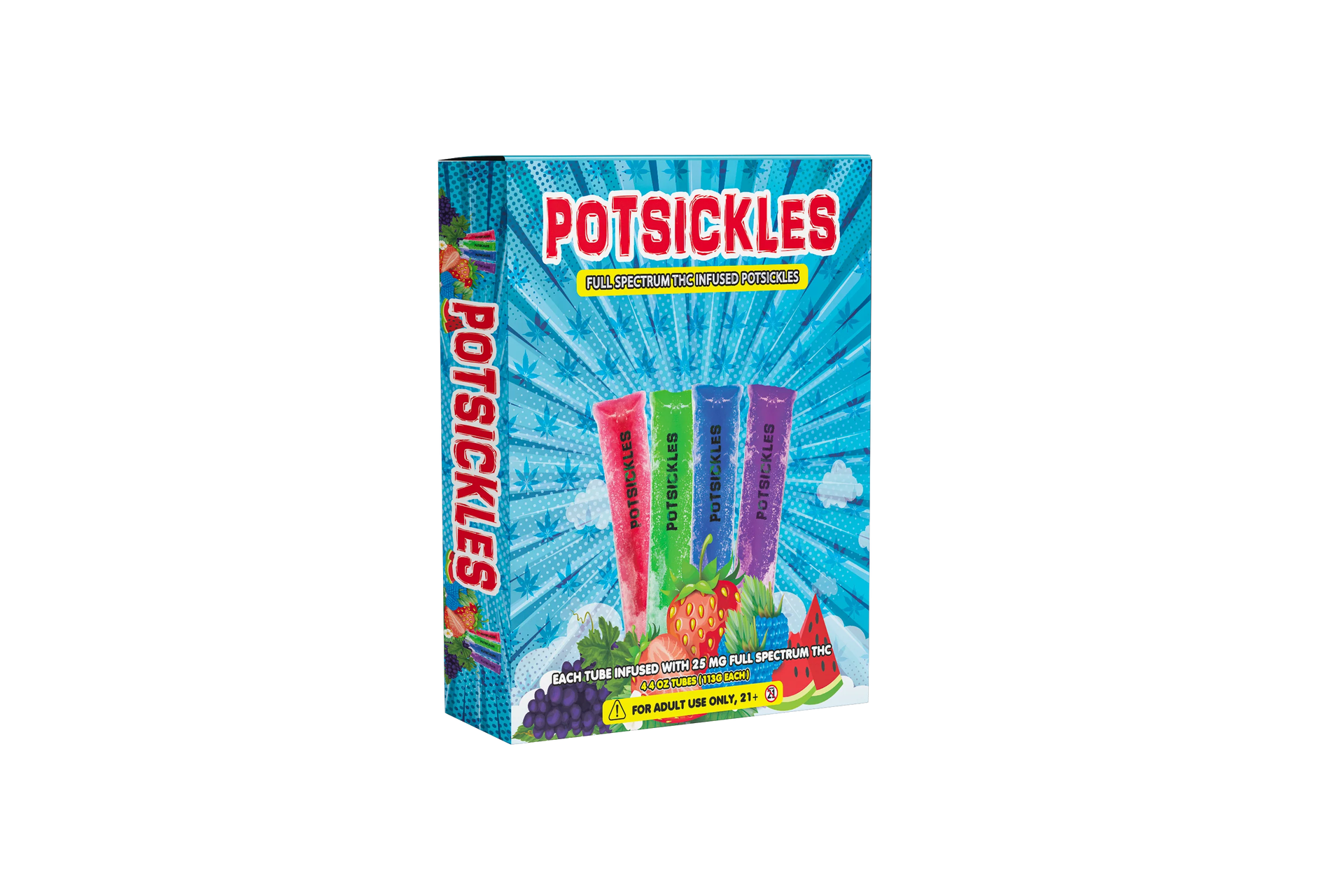 Pot-Sickles Full Spec D9 25mg Popsicles / Assorted